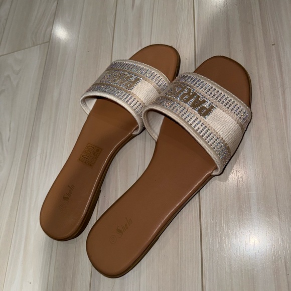 Women’s Slides/ Sandals - Paris rhinestones (10) - Picture 4 of 5